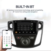 Radio de coche con pantalla de 9 pulgadas, 2 DIN, 4 núcleos, reproductor de DVD, GPS, amplificador, Carplay y Android Auto para Ford Focus 3 2012-2016