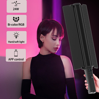 LP600 Baguette lumineuse vidéo LED rechargeable 5200 mAh RGB pour studio de photographie d'extérieur
