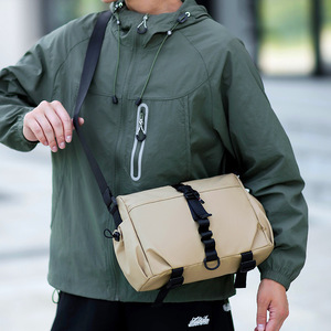 New Men's Crossbody <b>Bag</b> Stylish Fashion Single-shoulder <b>Bag</b> with Zipper Closure Large-capacity High-end Polyester - Product Image 6