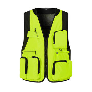 Chaleco de Seguridad Reflectante de Poliéster Impermeable con Logotipo Personalizado OEM, Chaleco de Malla de Alta Visibilidad para Trabajo de Rescate en Carretera - Product Image 2