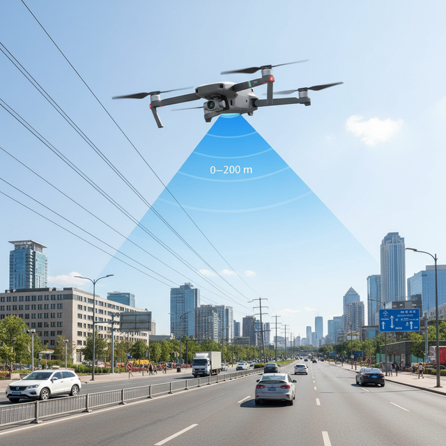 60Ghz Long Distance Millimeter Wave radar 0.4m-200m Detection Range for UAV Mmwave Sensor