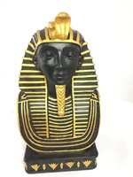 Statue de bouddha antique taille réelle, Sculpture en résine, Bronze, Anubis, décoration en cuivre
