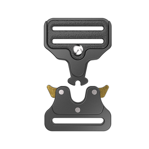 Schnellverschluss-Seitenschnalle 39mm Taktische Taschenschnalle aus Aluminiumlegierung Schwarz Taktische Schnalle für Taschen und Gurte - Product Image 4