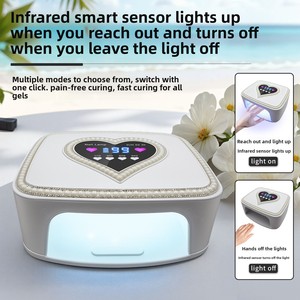Nueva Lámpara UV Recargable con 42 LED, Diseño de Diamantes y Perlas, Lámpara Profesional para Uñas de Salón, Suministros para Uñas - Product Image 6