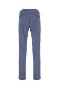 Selección cuidadosa Diseñador Pantalones de uso diario Briglia Pantalones elásticos de algodón azul con trabillas para cinturón - Product Image 2