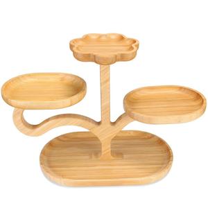 แท่นวางโชว์ขนมผลไม้4ชั้นสำหรับงานเลี้ยงงานแต่งงานเค้กต้นไม้ - Product Image 2