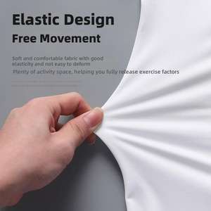เสื้อยืดแขนยาวผู้หญิง แห้งเร็ว ระบายอากาศ ป้องกันแสงแดด สีขาว สำหรับเล่นกีฬา วิ่งกลางแจ้ง ปีนเขา - Product Image 4
