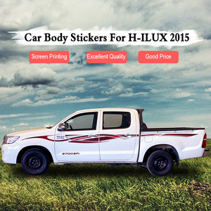 Etiqueta engomada del cuerpo raya Fatimin línea coche pegatina vinilo para VIGO <span class=keywords><strong>2015</strong></span> Hilux Vigo pegatina - Product Image 3