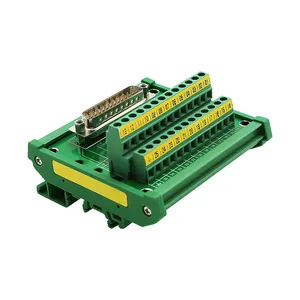 DB25 terminal block signal adapter board PLC adapter module d-sub relay parallel port terminal block solder free module 25p