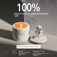 Coffret Cadeau Créatif de Bougies et Pierres Parfumées Aromathérapie Régale Régale, Ornement Diffuseur Rétro Littéraire, Cadeau d'Anniversaire et Fête des Mères