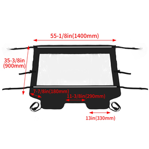 Pare-brise arrière UTV pour <span class=keywords><strong>Kawasaki</strong></span> TERYX 4 <span class=keywords><strong>800</strong></span> 2014-2024 - Product Image 2