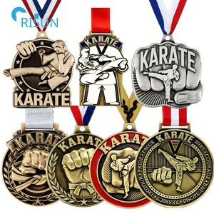 Medalla personalizada de pugilismo en 3D, lucha de boxeo coreana, artes marciales mixtas, medallón de Judo, Karate, Taekwondo, medalla de Karate personalizada - Product Image 1