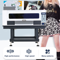 Okai mesin cetak Dtf I3200 2 kepala, lebar cetak 60cm, Printer Dtf dua kepala