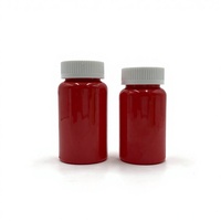 Bouteille en plastique de 80 ml pour capsules, flacons vides pour poudre solide, pots d'échantillons pour comprimés, pots à pilules, contenants pour médicaments et vitamines