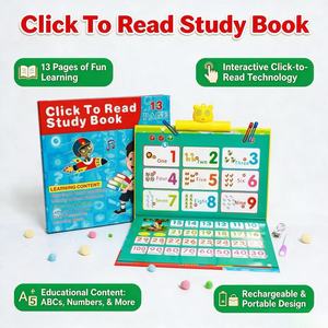 หนังสือเสียงอิเล็กทรอนิกส์<span class=keywords><strong>ภาษา</strong></span>อังกฤษแบบคลิกเพื่ออ่าน พร้อมตัวเลขและตัวอักษร ของเล่นเสริมพัฒนาการสำหรับ<span class=keywords><strong>เด็ก</strong></span> <span class=keywords><strong>3</strong></span>-6 ปี - Product Image 5
