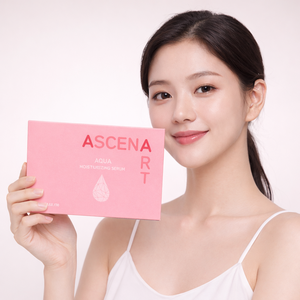 Sérum pour le visage Ascenart AQUA à haute concentration d'hyaluronate de sodium pour une hydratation intense, une revitalisation et un soin de la peau, 2,5 ml - Product Image 1