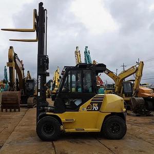 Montacargas Komatsu FD70 Usado Certificado CE/BV de 7 Toneladas, Fabricado en Japón, Diésel, Altura de Elevación de 4 Metros, Montacargas de Combustión Interna de Segunda Mano - Product Image 5
