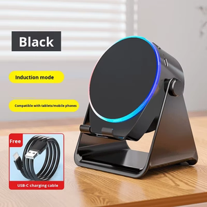 Altoparlante Bluetooth Portatile con Induzione Intelligente, Illuminazione LED RGB e Supporto per Cellulare, Mini Subwoofer - Product Image 6