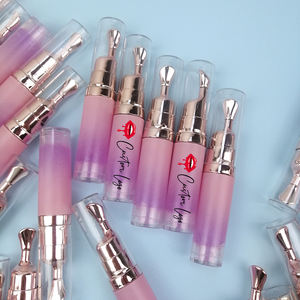 Aceite Labial Hidratante Vegano para Labios Secos, con Aroma a Frutas y Rosa, Color Rosa Claro - Product Image 1