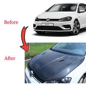 Capot moteur en fibre de carbone style M3 pour VW <span class=keywords><strong>GOLF</strong></span> <span class=keywords><strong>7</strong></span> MK7 pour VOLKSWAGEN <span class=keywords><strong>GOLF</strong></span> MK7 KIT CARROSSERIE CARBONE - Product Image 1