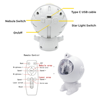 Lampe de projecteur d'astronaute bon marché pour enfants projecteur étoile galaxie pour la décoration intérieure