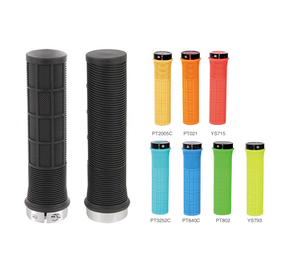 2025 R2 cao su một bên khóa Silicone xe đạp xe đạp tay Lái Cuối phích cắm chống trượt đường xe đạp Grips HL-G241 - Product Image 3