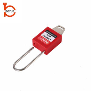Candado DE SEGURIDAD ABS antirrobo Loto eléctrico de China, grillete de acero inoxidable de <span class=keywords><strong>40mm</strong></span> de nailon con desbloqueo de llave - Product Image 3
