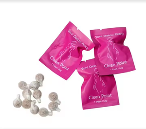 Tampon Detoksifikasi Racun Cairan Vagina Perawatan Kebersihan Kewanitaan Penyembuhan Ginekologi Membersihkan Vagina Tampon Mutiara Asli OEM - Product Image 2