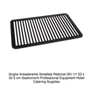 Parrilla Esmaltada Antiadherente Rational GN 1/1 53 × 32.5 cm - Product Image 2