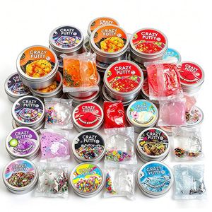 Rainbow Clear <b>Slime</b> Putty <b>Toy</b> Macaron Colorful Sequins Shiny Decorative Kids Activity Gift Shop Premium Bundle - Product Image 6