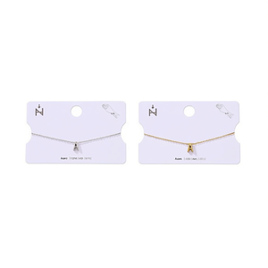 Collana Plusera A Fashion con Perline, Tono Argento e Oro, Design Minimalista, da Donna, per Uso Quotidiano, in Acciaio Inossidabile - Product Image 2