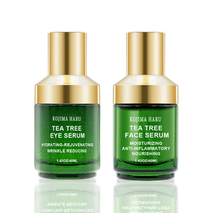 Ensemble de soins de la peau à l'arbre à thé biologique naturel en marque propre, ensemble de soins de la peau éclaircissant, hydratant et lissant pour le jour et la nuit - Product Image 2