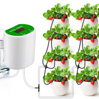 D58 Indoor House Pflanzen urlaub Smart Water ing Timer 15 Pflanzen LCD Automatic Drip Irrigation Kit DIY Plant Selbst bewässerungs system