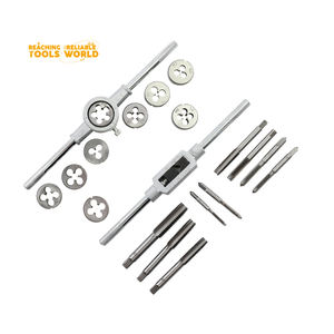 DINGQI Usine En Gros 20pcs Métrique <span class=keywords><strong>Taraud</strong></span> Et Die Set Robinet Et Die Set Professionnel Avec Mallette De Rangement - Product Image 2