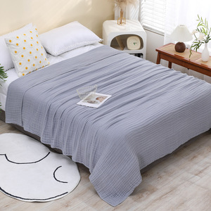 Manta de Muselina 100% Algodón Ecológica, Tejida de 6 Capas, Super Suave, Grande, para Bebé, Sábana, Dormitorio, Sofá - Product Image 5
