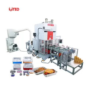 RZLH-C63T Sustainable stamping molding Disposable Catering supplies aluminum foil dishes forming machine