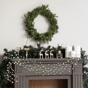 Tiges de Noël en perles, brindilles de pin pour couronnes et guirlandes de Noël, artisanat et décoration intérieure - Product Image 4