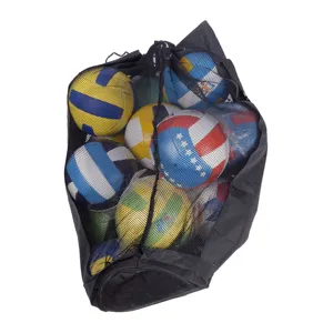 Wholesale Mesh Ball Bag, Drawstring Soccer Bag for trainer , Use for Basketball, Volleyball, Baseball