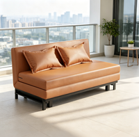 Klappbares Schlafsofa mit 6-stufiger Rückenlehne, 5 Größen, wandelbare Schlafcouch, abnehmbarer, waschbarer Bezug, für kleine Räume, VLranlife