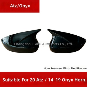 Convient pour Mazda nouvelle génération 14-19 Axela, rétroviseur en forme de corne, couvercle en fibre de carbone 20 Atenza - Product Image 5