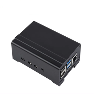 Boîtier en alliage d'aluminium de qualité industrielle dédié à la Raspberry PI 4, avec ventilateur de refroidissement/dissipateur thermique - Product Image 1