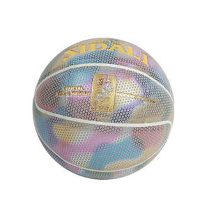 Enfants taille 5 & 7 boîte-cadeau gravée de <span class=keywords><strong>basket</strong></span>-ball phosphorescent pour garçons équipement d'entraînement adulte réfléchissant cadeau d'anniversaire - Product Image 1