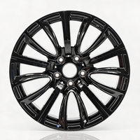 Rines de Aleación de Aluminio Forjado 6061-T6 Bclk de 19 Pulgadas 9.5J 5x112 5x120 CB 66.5mm Negros Multirradio para BMW X5 X7
