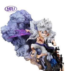 Figuras de Anime de 21 cm, Versión de Alta Calidad, Modelo de Juguete, <span class=keywords><strong>Figura</strong></span> de Una Pieza, Luffy Joy Boy Nika Gear 5 VS <span class=keywords><strong>Kaido</strong></span>, Manualidades de Plástico - Product Image 1