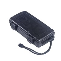 Humidor portable pour cigares, étui de voyage étanche IP68, hermétique, anti-écrasement, antichoc, boîte de rangement avec humidificateur et coupe-cigares, pour 4-5 cigares