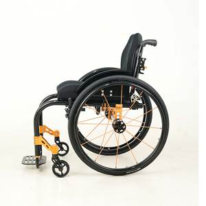 Fauteuil roulant sportif professionnel à dégagement rapide, pliable, portable, réglable, résistant à 120 kg - Product Image 6