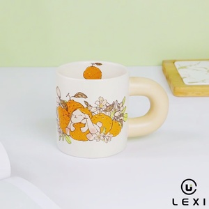Taza <span class=keywords><strong>de</strong></span> <span class=keywords><strong>Café</strong></span> <span class=keywords><strong>de</strong></span> Cerámica <span class=keywords><strong>de</strong></span> Alta Calidad con Diseño Infantil <span class=keywords><strong>de</strong></span> Dibujos Animados, 400 ml, Color Personalizado, Apta para Lavavajillas y Microondas, Regalo para Niños - Product Image 2