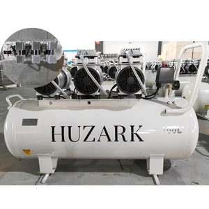 Oil Free Industrial Compressors Silent Medical Dental Mini Air Compressor High Quality 100L Tank Air Compressor