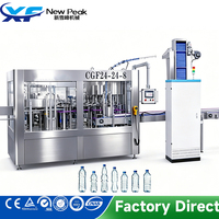 Nouvelle ligne de production de remplissage d'eau pure entièrement automatique à grande vitesse, usine de remplissage de bouteilles d'eau minérale