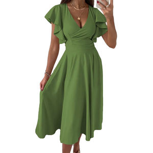 Edding Guest resses para omen <span class=keywords><strong>2023</strong></span> Summer Eck cuello IDI engength eehearsal Inner ONG RESS - Product Image 4